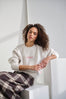 Bild in Galerie-Betrachter laden, Champagne Problems – Cropped Sweater Bone / Sorbet Pink