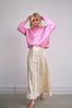 Load image into Gallery viewer, Champagne Problems — Cropped Hoodie Pink / Champagne