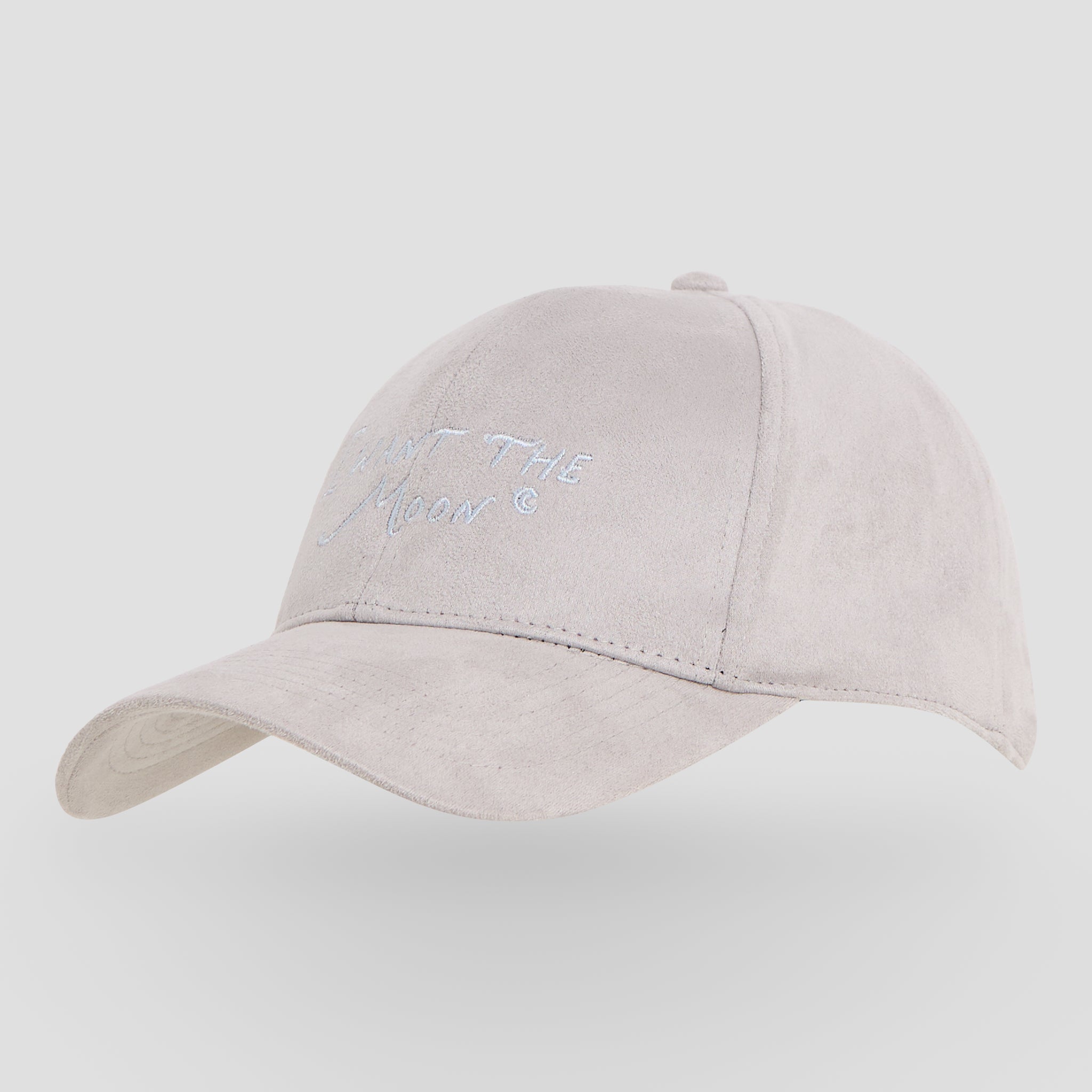 I WANT THE MOON® – Luxury Line Suede Look Cap in Silver Dust