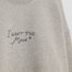 Load image into Gallery viewer, I WANT THE MOON® — Sweater with Embroidery