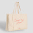 Bild in Galerie-Betrachter laden, I WANT THE MOON Everyday Everywhere Tote Bag – Moon Red Edition
