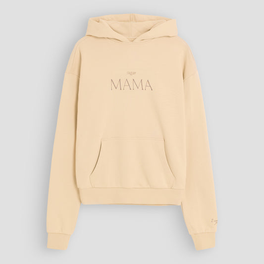 sugar MAMA -  Premium Line Oversized Hoodie in Sandy Beige