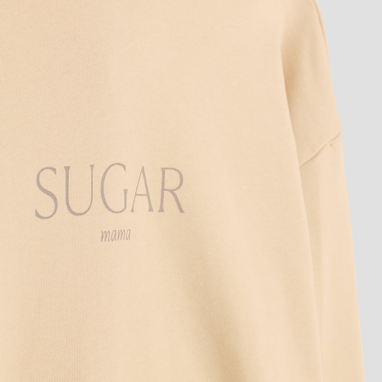 SUGAR mama - Premium Line Oversized Hoodie in Sandy Beige