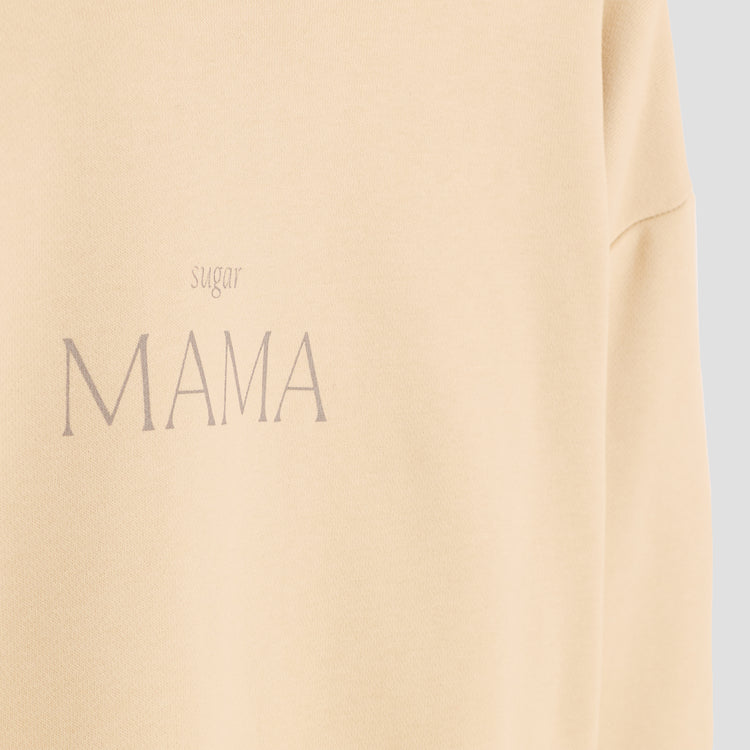 sugar MAMA -  Premium Line Oversized Hoodie in Sandy Beige