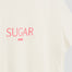 Bild in Galerie-Betrachter laden, SUGAR mama - Luxury Line Oversized Embroidered T-Shirt in Luna Glow Off-White / Sorbet Pink
