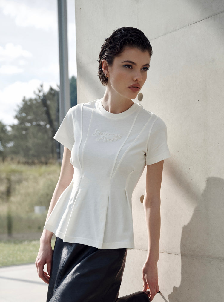ELEVATE_ Mona Shirt weiß