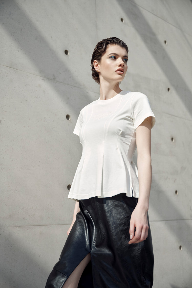 ELEVATE_ Mona Shirt weiß