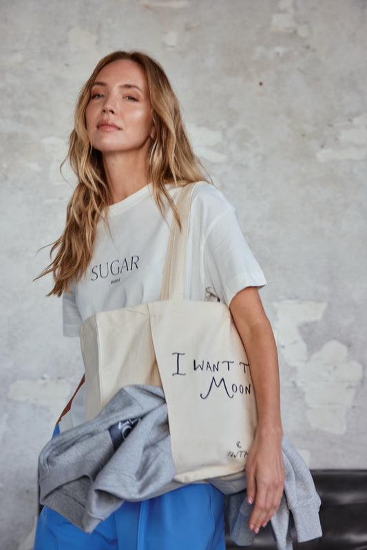 I WANT THE MOON® – Premium Line Everyday Everywhere Tote Bag in Moonstone Beige