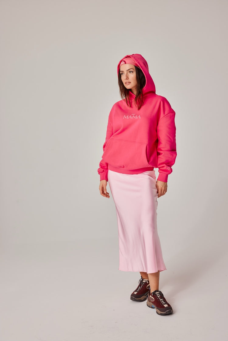 sugar MAMA - Premium Line Oversized Hoodie in Moonflare Pink