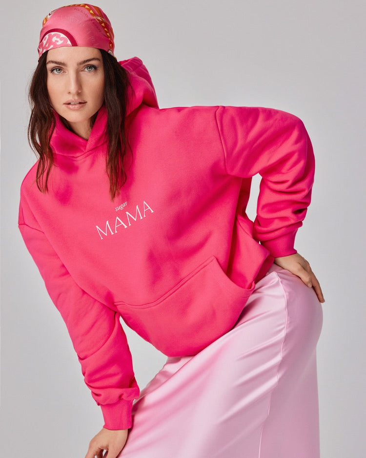 sugar MAMA - Premium Line Oversized Hoodie in Moonflare Pink