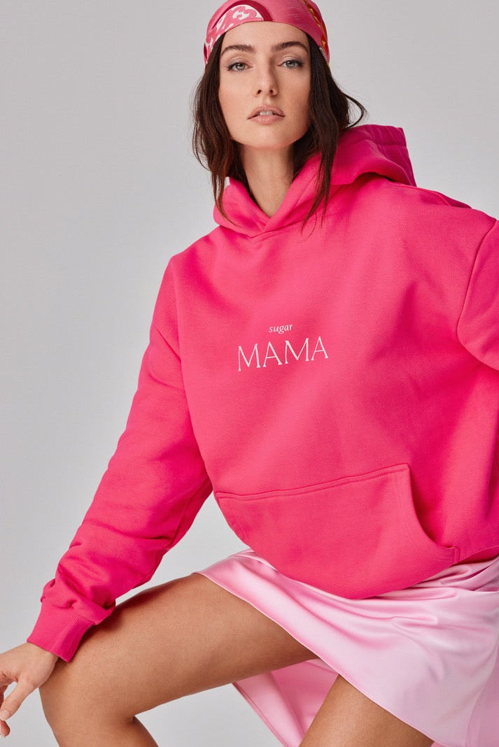 sugar MAMA - Premium Line Oversized Hoodie in Moonflare Pink