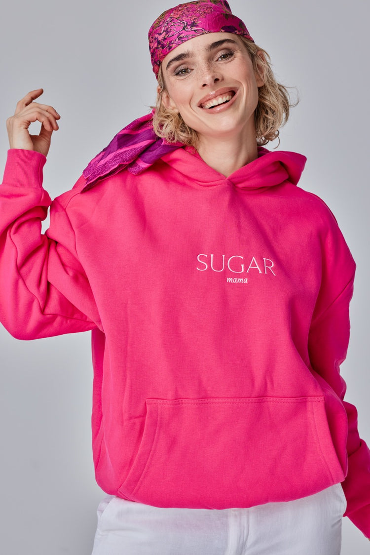SUGAR mama – Premium Line Oversized Hoodie in Moonflare Pink