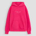 Bild in Galerie-Betrachter laden, I WANT THE MOON® – Luxury Line Hoodie mit Front Stick klein in Moonflare Pink
