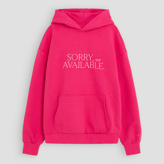 Sorry, not available – Premium Line Hoodie in Moon Flare Pink