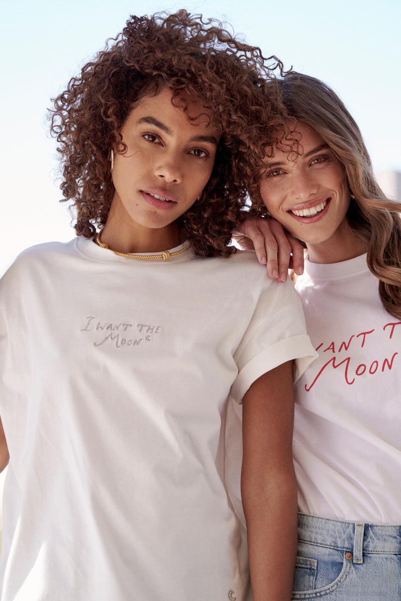 I WANT THE MOON® – Oversized Tee mit Stick