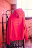 Bild in Galerie-Betrachter laden, I WANT THE MOON® – Luxury Line Signature Hoodie mit Front Stick groß in Moonflare Pink
