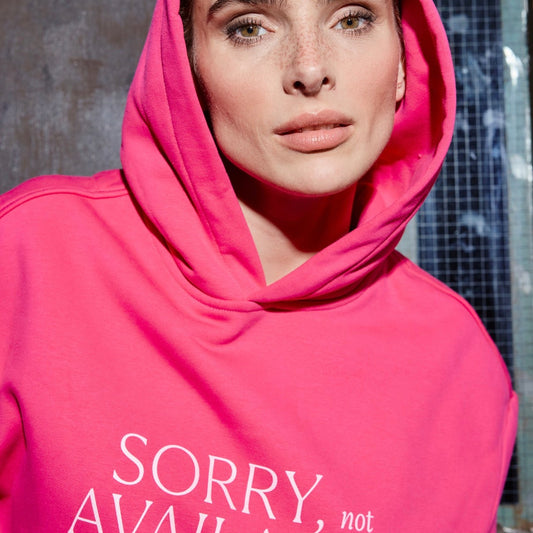Sorry, not available – Premium Line Hoodie in Moon Flare Pink