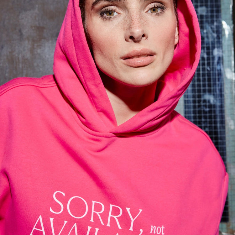 Sorry, not available – Premium Line Hoodie in Moon Flare Pink