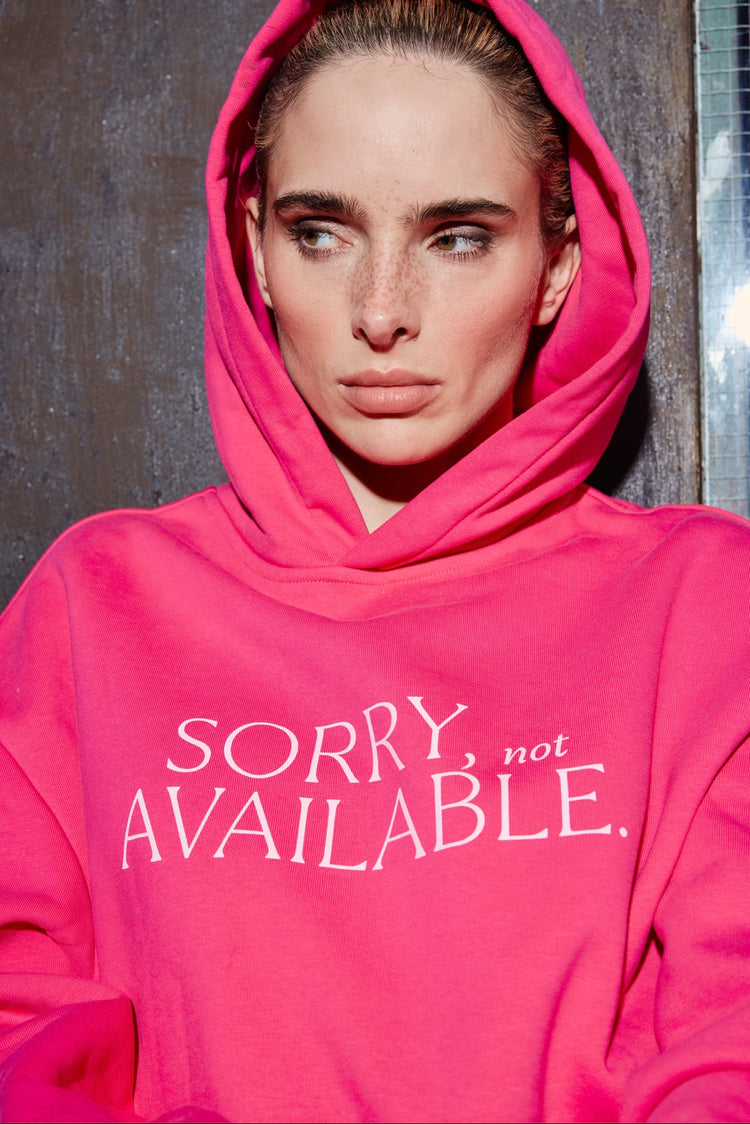 Sorry, not available – Premium Line Hoodie in Moon Flare Pink