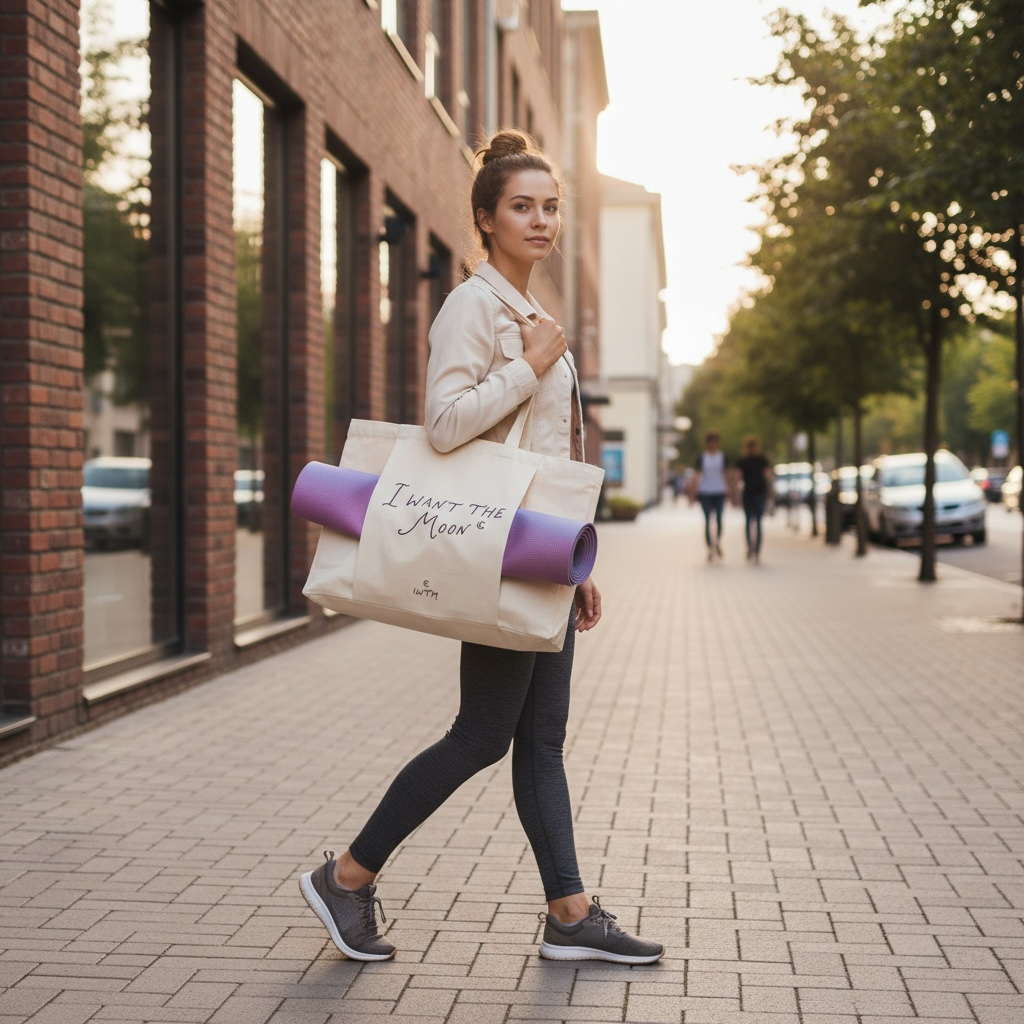 I WANT THE MOON® – Premium Line Everyday Everywhere Tote Bag in Moonstone Beige