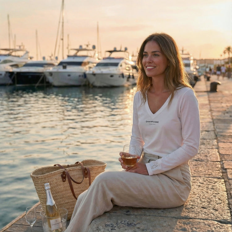 Champagne Problems Longsleeve – Winter Essential