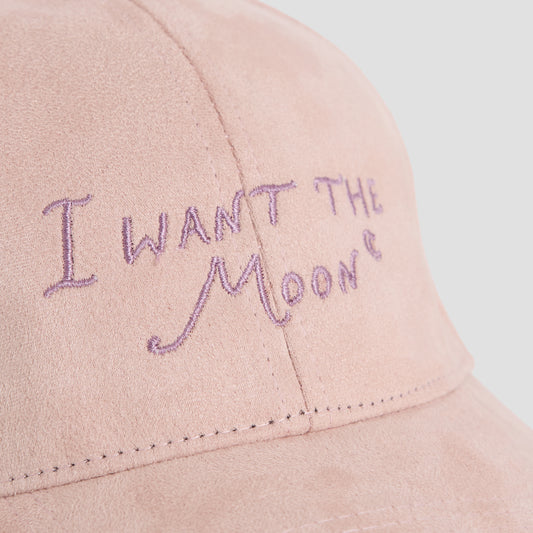 I WANT THE MOON® – Luxury Line Suede Look Cap in Dusky Pink