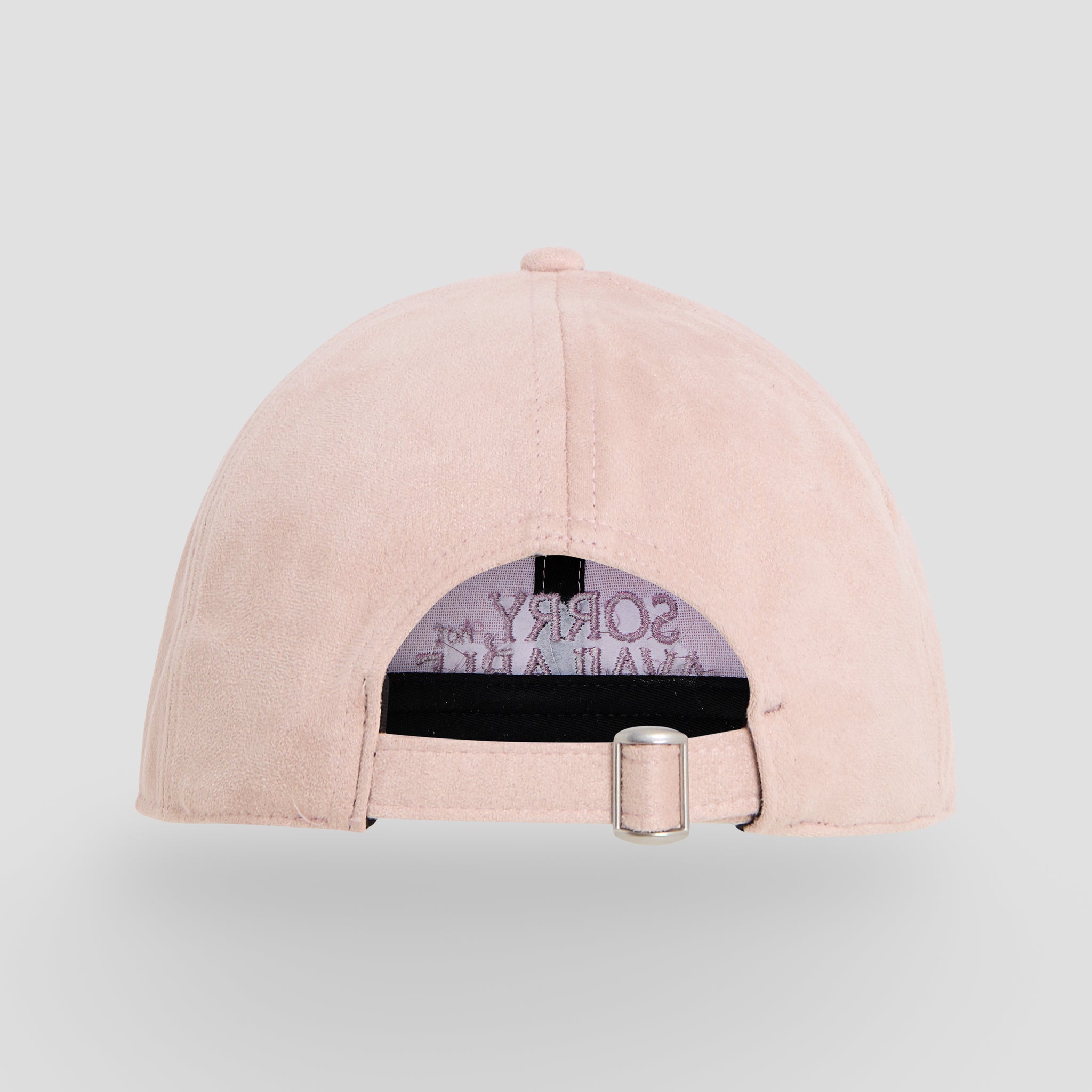 Sorry, not available – Luxury Line Suede Look Cap in Dusky Pink