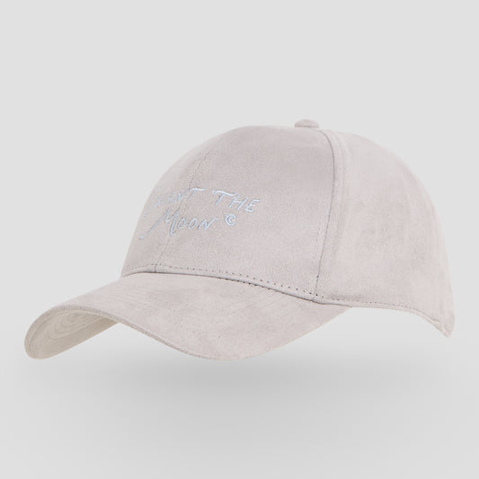 I WANT THE MOON® – Luxury Line Suede Look Cap in Silver Dust