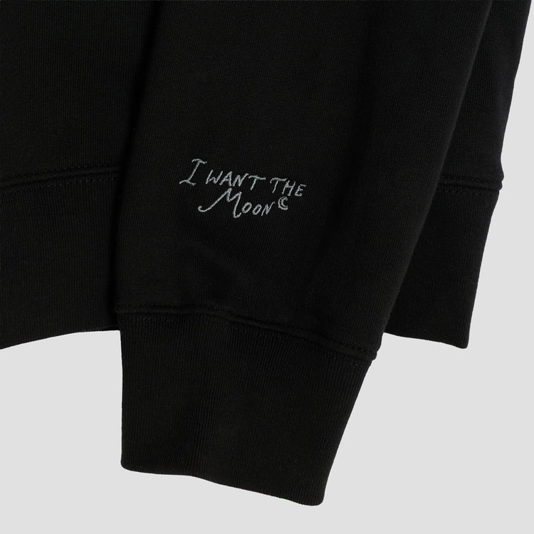 Champagne Problems Premium Line Hoodie – Deep Midnight Black