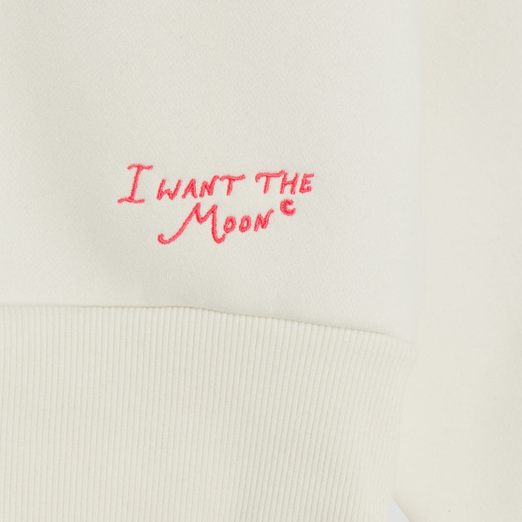 Champagne Problems Luxury Line Cropped Sweater – in Bone / Sorbet Pink