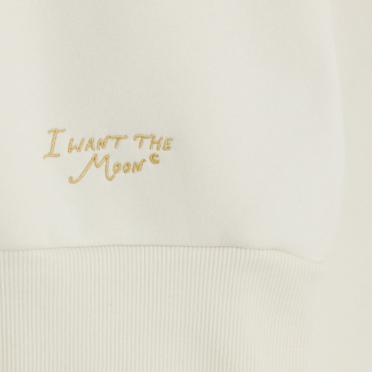 Champagne Problems Luxury Line Cropped Sweater –  in Bone / Champagner