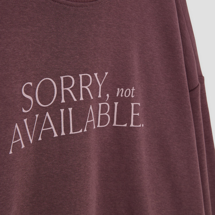 Sorry, not available – Premium Line Sweatshirt in Blissed Mauve