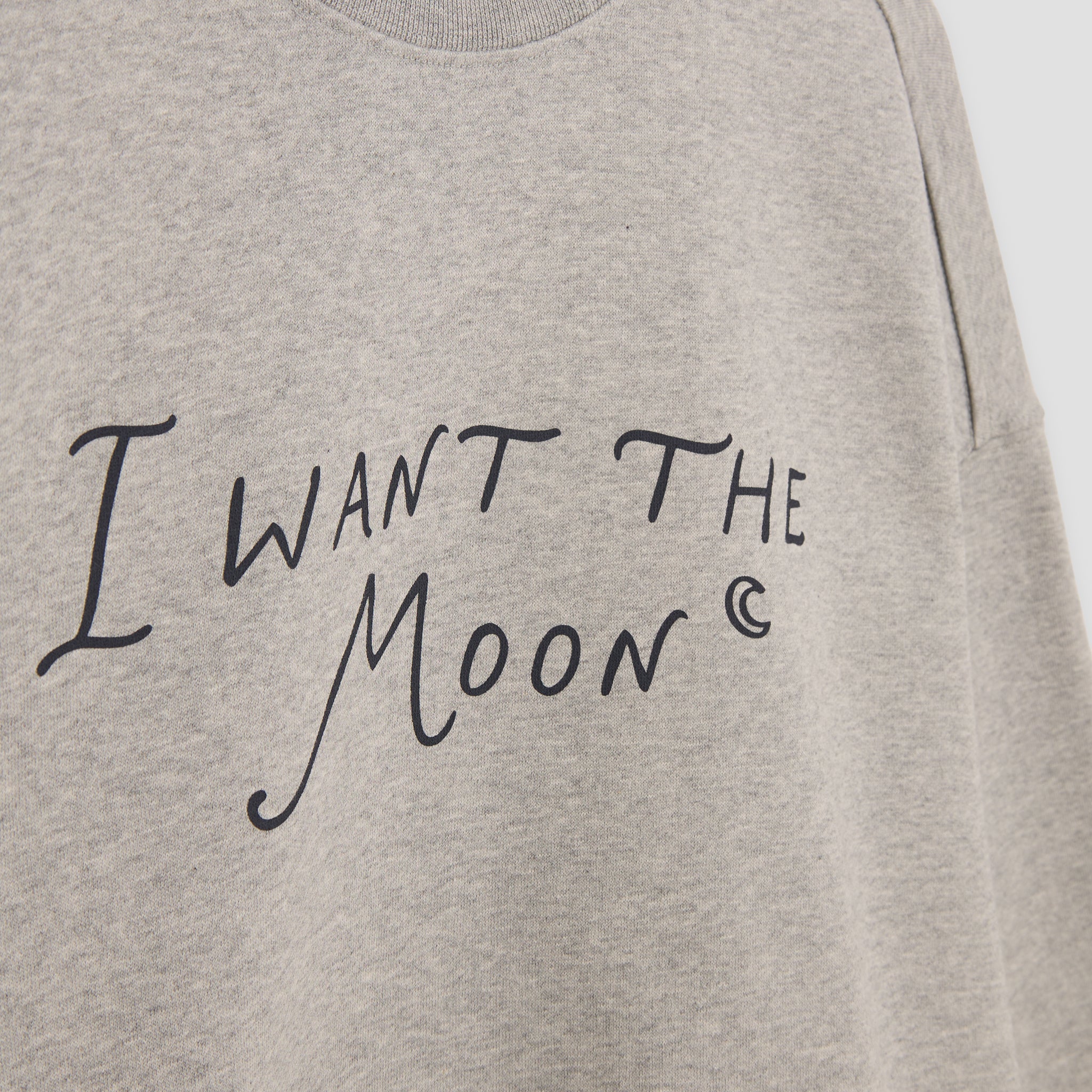 I WANT THE MOON® – Premium Line Oversized Sweater in Cosmic Ash