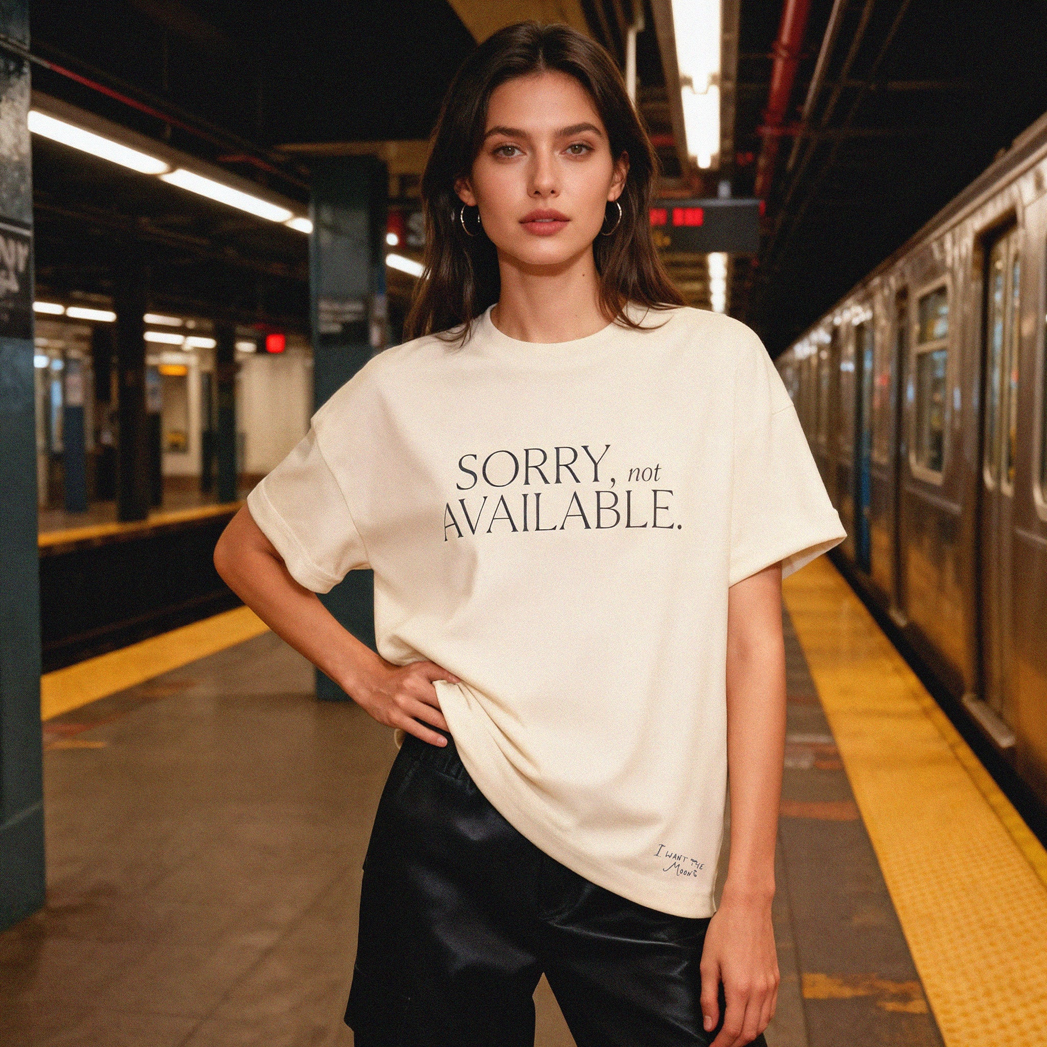 Sorry, not available – Oversized Premium Line Tee