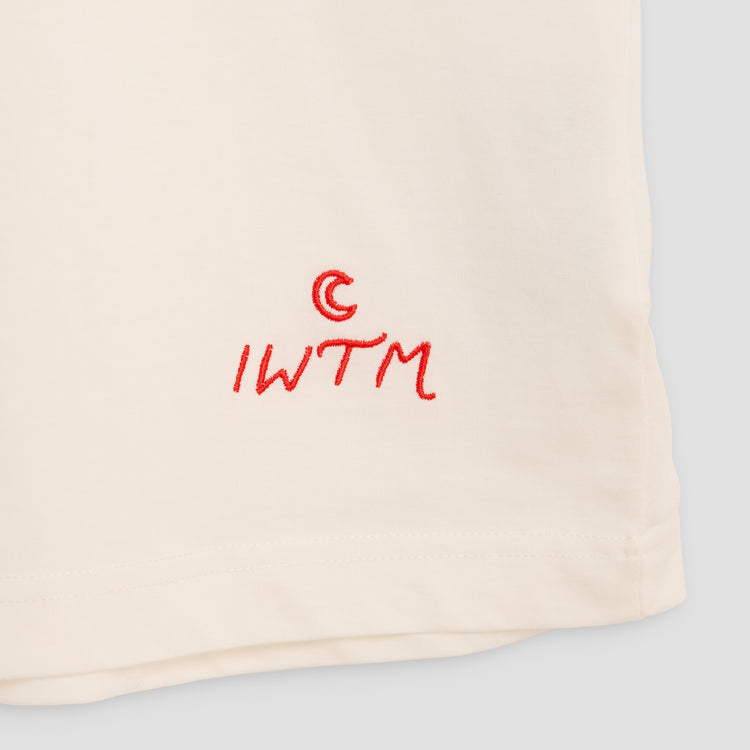 I WANT THE MOON® – Premium Line Oversized T-Shirt in Luna Glow Off-White